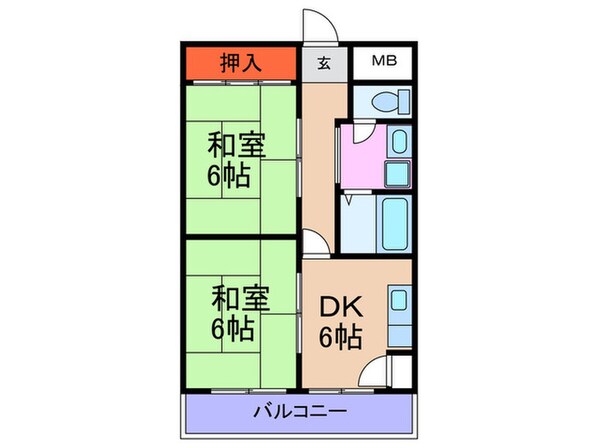 阪神ﾊｲｸﾞﾚｰﾄﾞﾏﾝｼｮﾝ３番館の物件間取画像